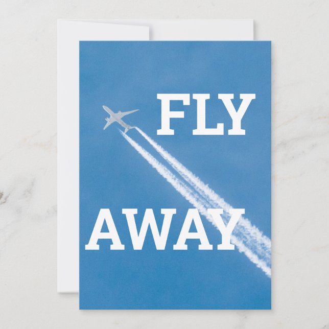 Airplane fly in the blue sky (Front)