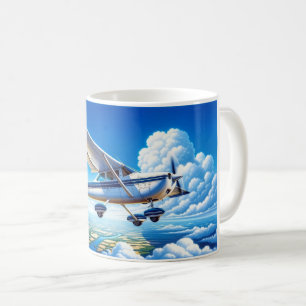 Airplane Flying, Cessna 152 Coffee Mug