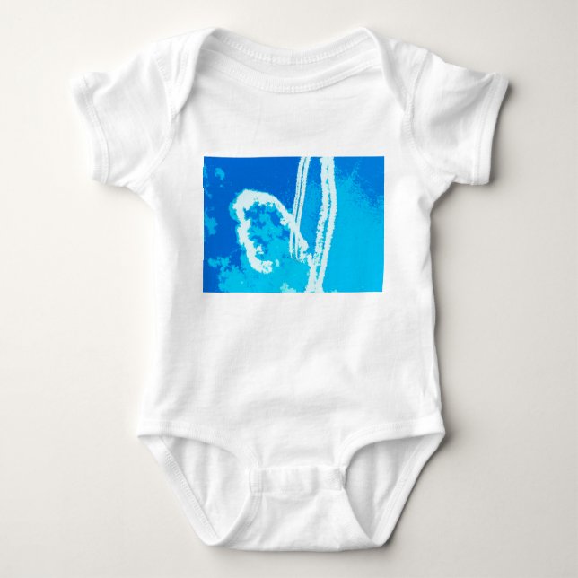Airplane Heart Baby Bodysuit (Front)