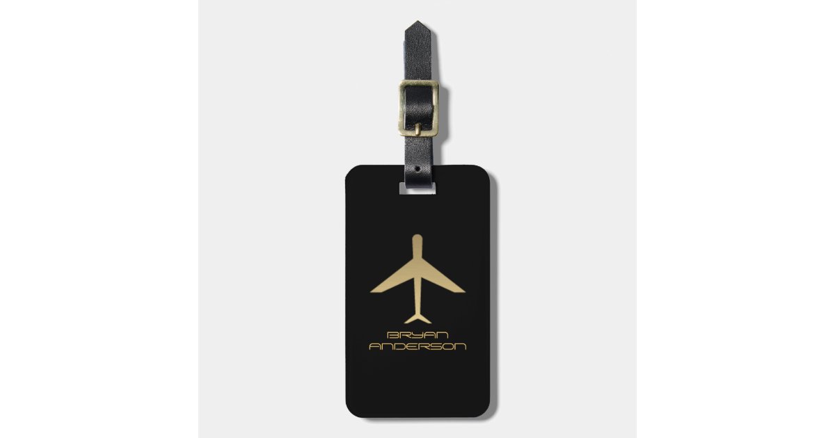 Airplane Image Luggage Tag | Zazzle
