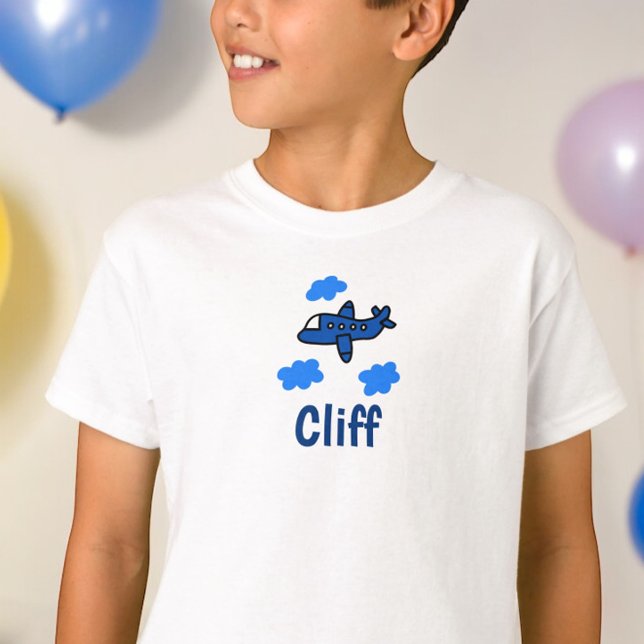 Airplane in the Clouds Personalized T-Shirt (Creator Uploaded)