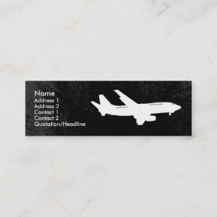 Airplane Industry Business Card