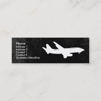 Airplane Industry Business Card by businesscardtemplate at Zazzle