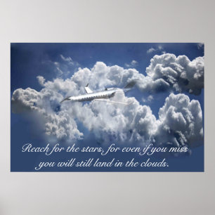 Airplane Inspirational poster