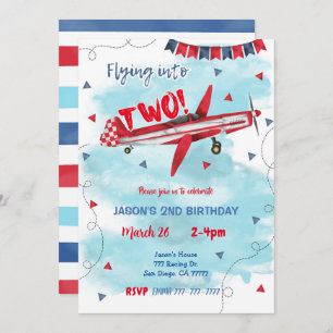 Airplane Invitation