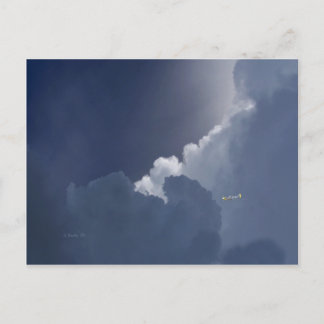 Airplane items postcard