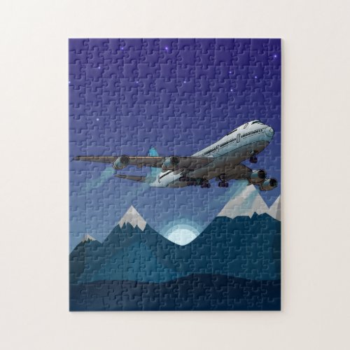 Airplane Jumbo jet Jigsaw Puzzle