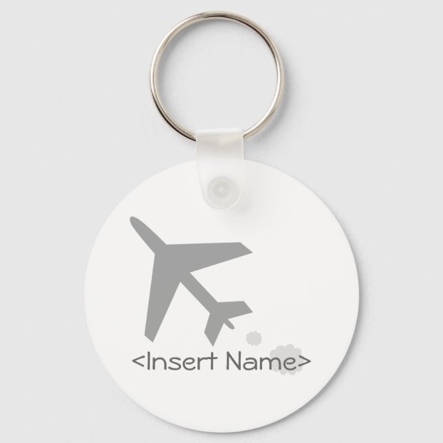 Airplane Keychain (Front)
