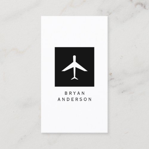 Airplane Logo Business Card