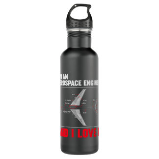 Airplane Lover Aerospace Engineer Stainless Steel Water Bottle