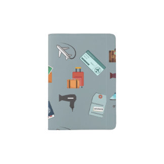 Airplane Luggage Passport Holder