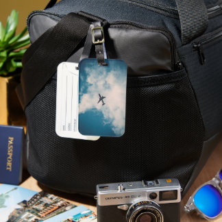 airplane luggage tag