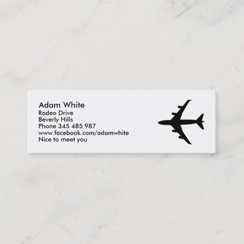 Airplane Business Card Templates