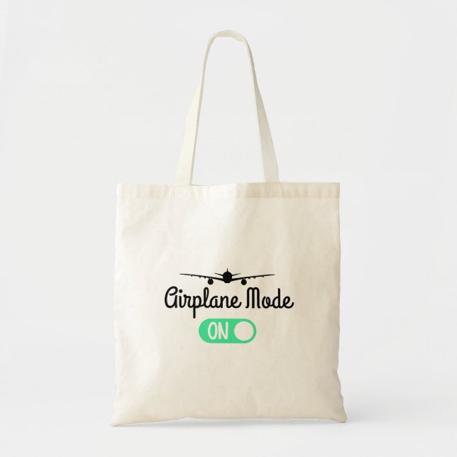  Airplane mode On T-Shirt Tote Bag (Front)