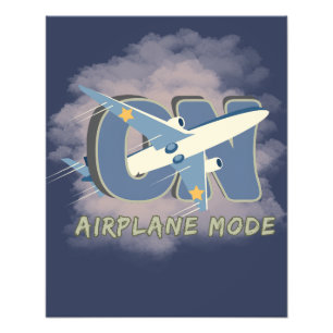 Airplane Mode ON – Travel Wall Art