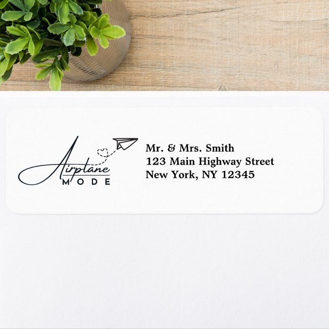 Airplane Mode,Travel, Minimalist Script, Aviation Label (Creator Uploaded)