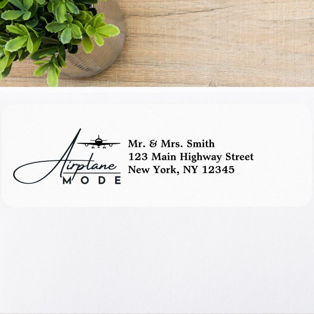 Airplane Mode,Travel, Minimalist Script, Aviation Label (Creator Uploaded)