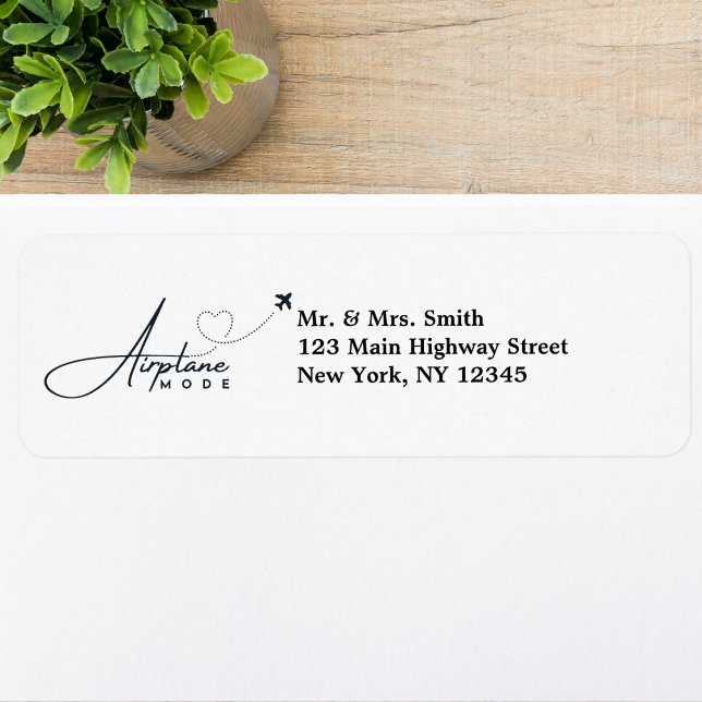 Airplane Mode,Travel, Minimalist Script, Aviation Label (Creator Uploaded)