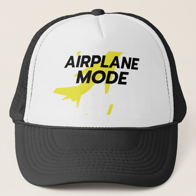 Airplane mode trucker hat (Front)