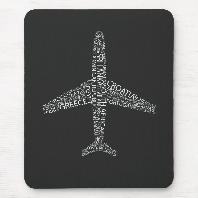 Airplane Mouse Pad (Front)