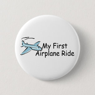 Airplane My First Airplane Ride Button