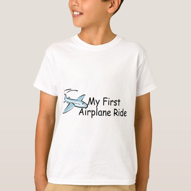 Airplane My First Airplane Ride T-Shirt (Front)