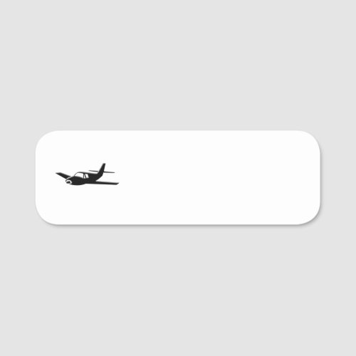 Airplane Name Tag