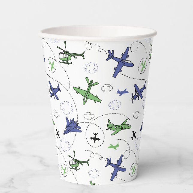 Airplane  paper cups (Front)