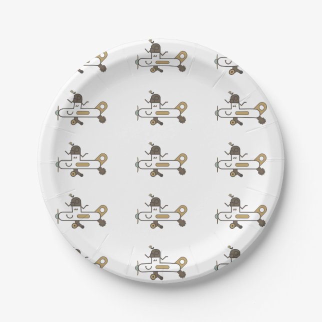 Airplane Paper Plates (Front)