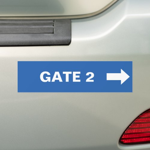 Airplane Party Signs, Airport Terminal Birthday Bumper Sticker
