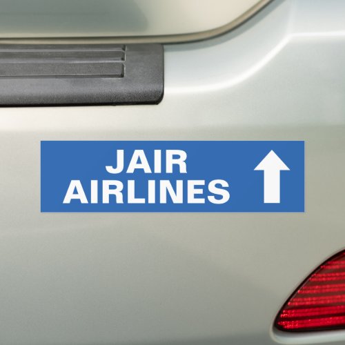 Airplane Party Signs, Airport Terminal Birthday Bumper Sticker