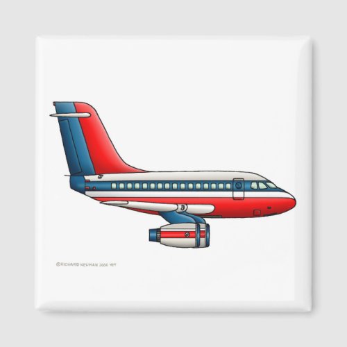 Airplane Passenger Jet Plane Magnet