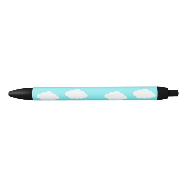 Airplane pattern on blue pen (Front)