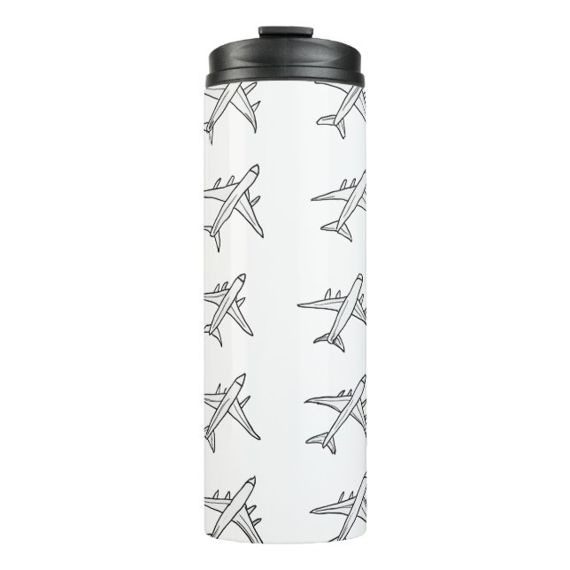 Airplane Pattern Tumblers (Front)