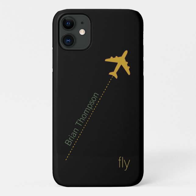airplane personalized Case-Mate iPhone case (Back)