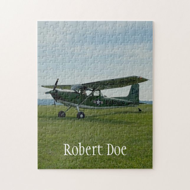 Airplane Photo, Aviation,Game Night,Personalized Jigsaw Puzzle (Vertical)