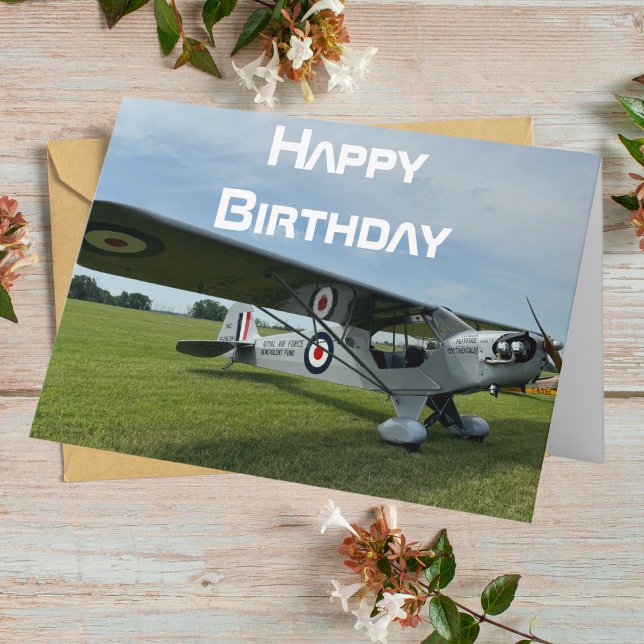 Airplane photo, Cool Aviation Pilot Birthday Card (Creator Uploaded)