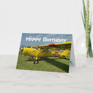 Airplane photo, Cool Aviation Pilot Birthday Card