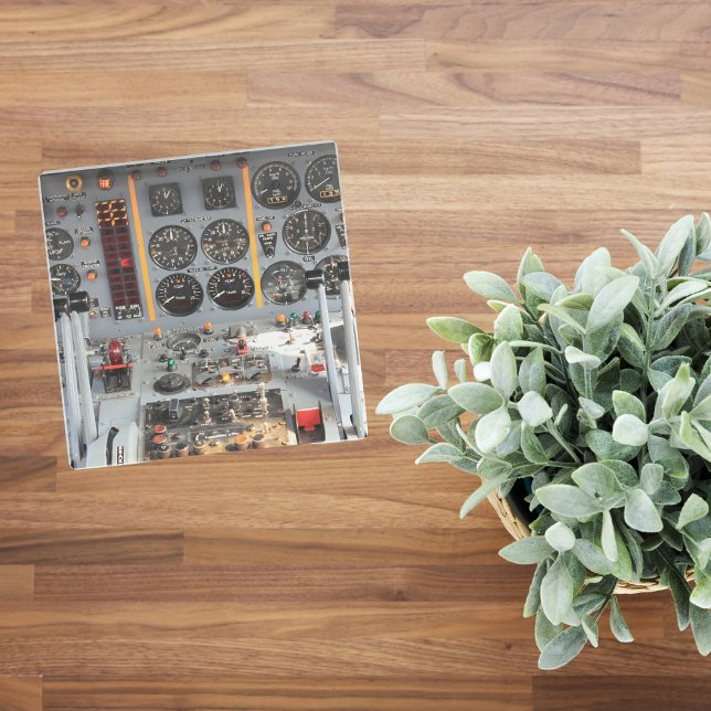 Airplane photo, Cool Fun Aviation Glass Coaster (Creator Uploaded)