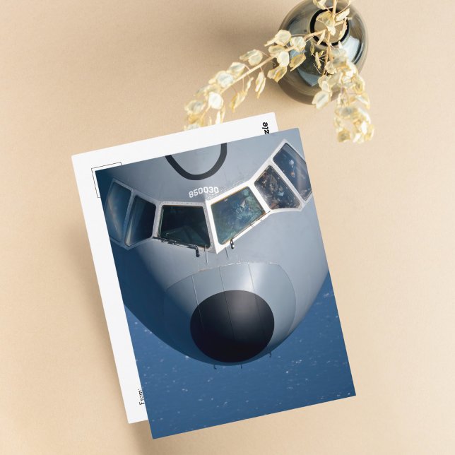 Airplane Photography, Cool Aviation Birthday Postcard (Creator Uploaded)
