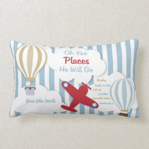 Airplane Pillow Baby Keepsake