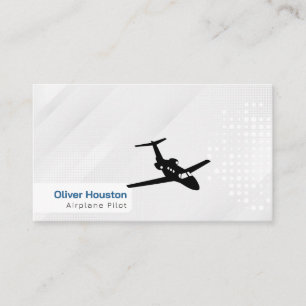 Airplane Pilot   Aviation Business Card
