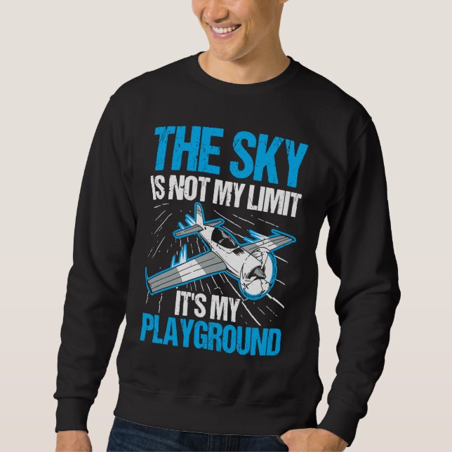 Airplane Pilot Aviation Pilot For Men & Women Sweatshirt (Front)