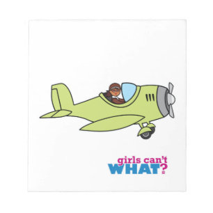 Airplane Pilot - Dark Notepad