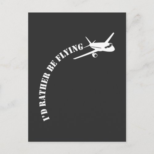 Airplane Pilot Flying Plane Aviation Enthusiast Postcard