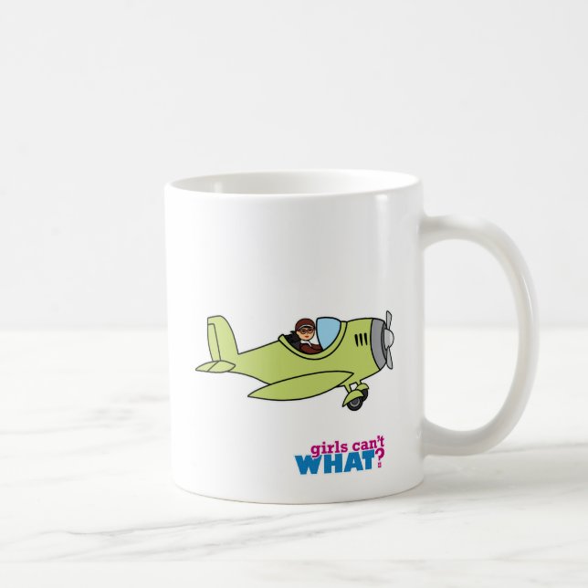 Airplane Pilot - Medium Coffee Mug (Right)