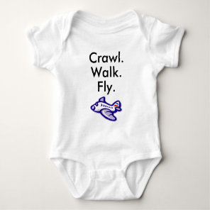 Airplane Pilot Newborn Gift, Future Pilot Baby Bodysuit