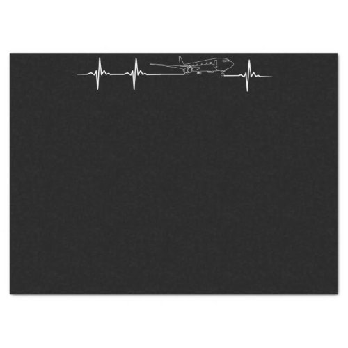 Airplane Pilot Pilot Heartbeat Tissue Paper