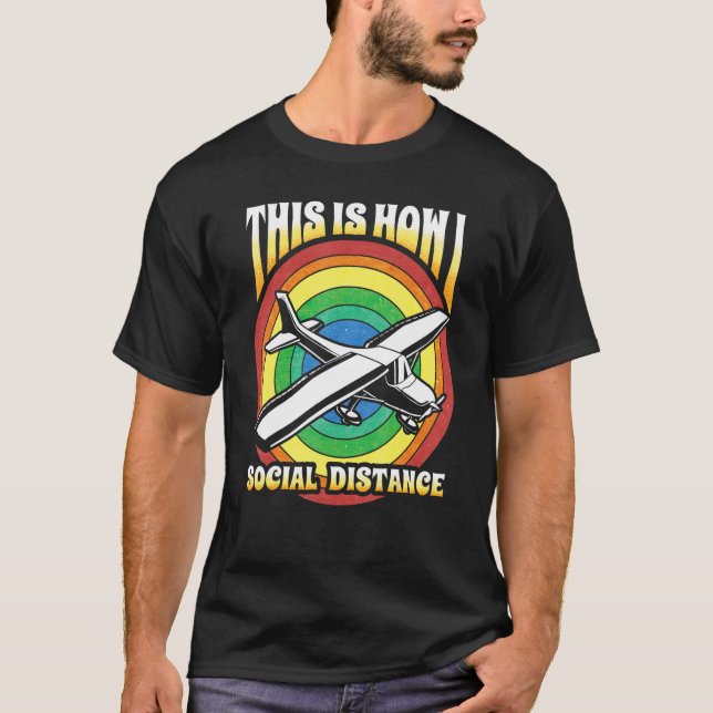 Airplane Pilot Planes Fly Aerospace  Engineer Flyi T-Shirt (Front)