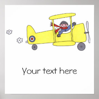 Airplane Pilot Poster